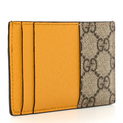 Gucci GG Supreme Monogram Neo Vintage Card Holder Beige Crop New Acero 3 of 7