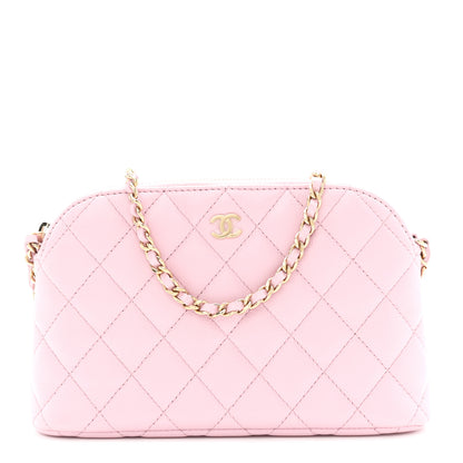 Chanel Caviar Quilted Classic Clutch With Chain Pink 1 of 11