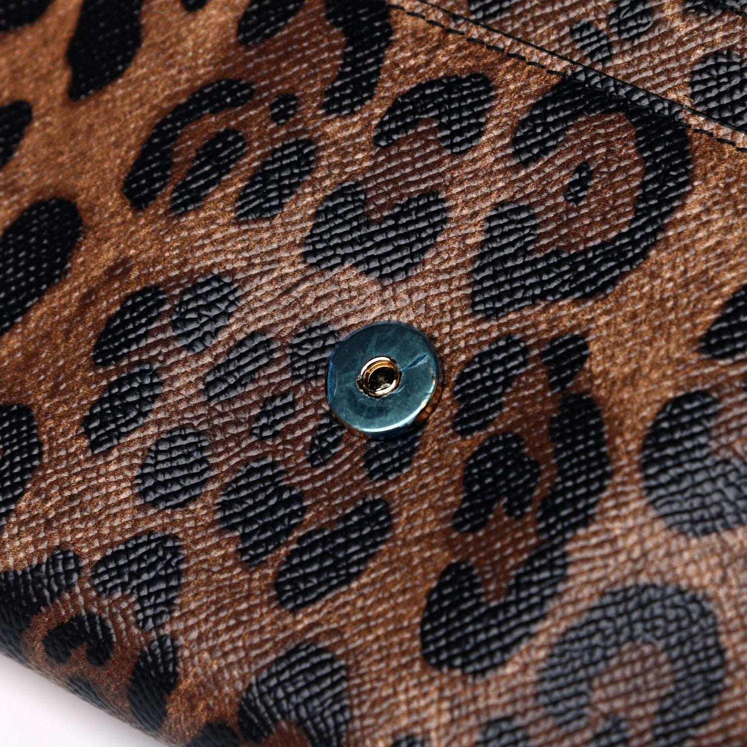 Dolce & Gabbana Dauphine Leopard Print Wallet On Chain Black 10 of 12