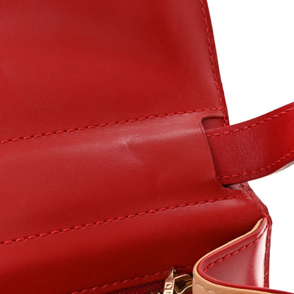 Delvaux Box Calfskin MM Brillant Satchel Red 14 of 17