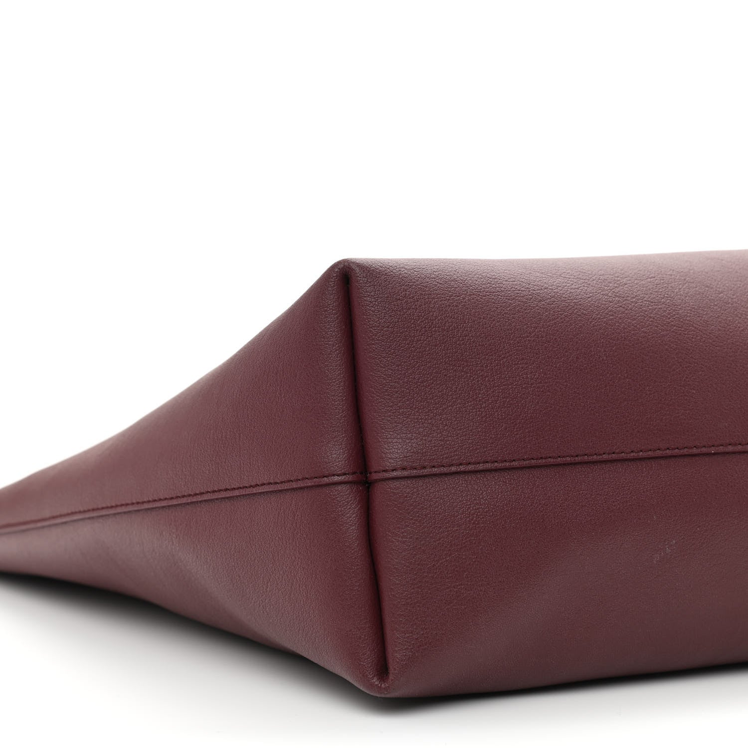 Saint Laurent Calfskin Large Shopping Tote Deep Carmin 12 of 17