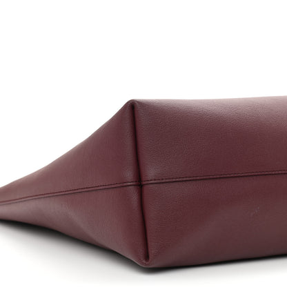 Saint Laurent Calfskin Large Shopping Tote Deep Carmin 12 of 17