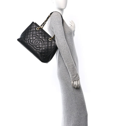 Chanel Caviar Quilted Grand Shopping Tote GST Black 2 of 10