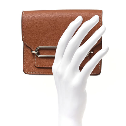 Hermes Evercolor Roulis Slim Wallet Gold 4 of 16