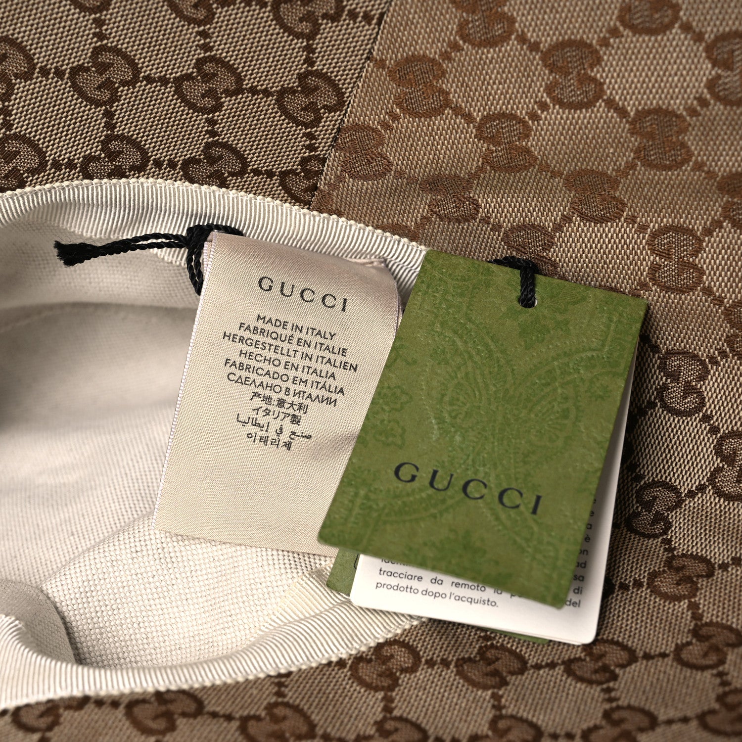 Gucci Monogram Wide Brim Hat L Beige 10 of 10