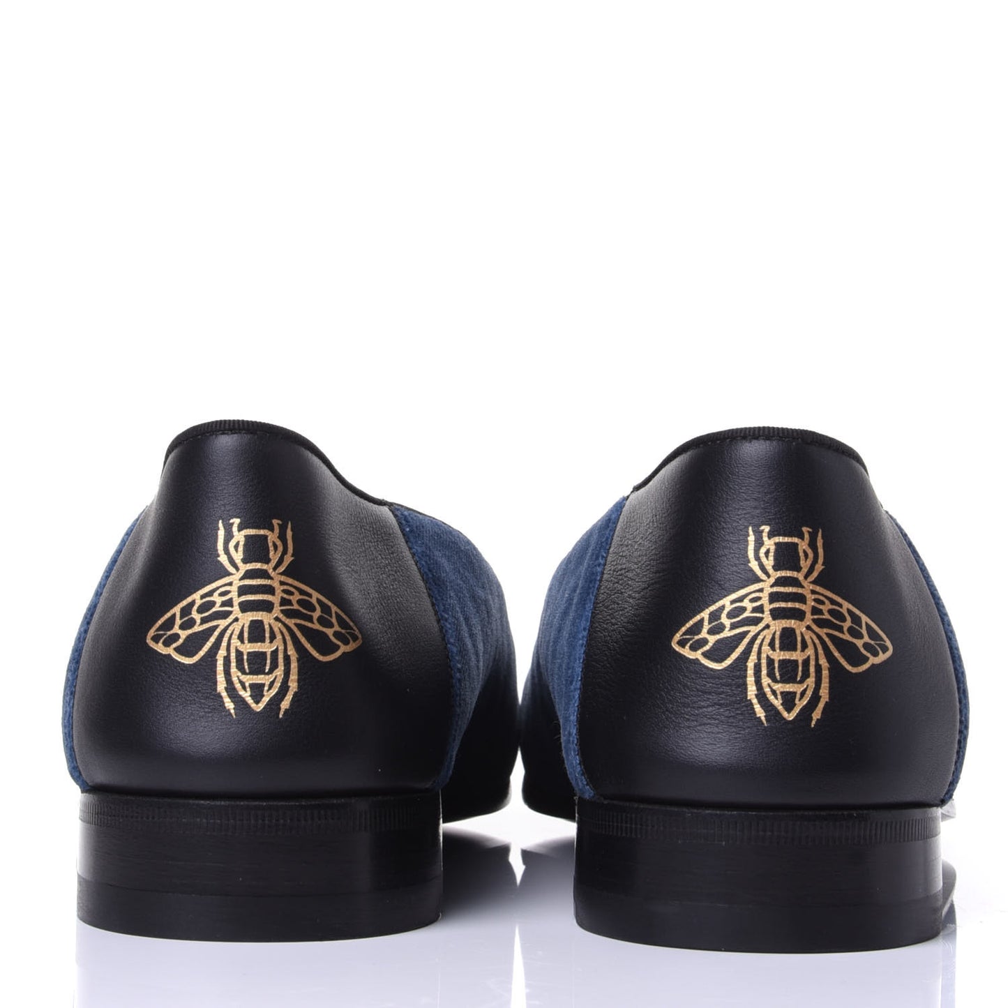 X MLB Velvet NY Yankees Embroidered Mens Loafers 8 Zaffre Black