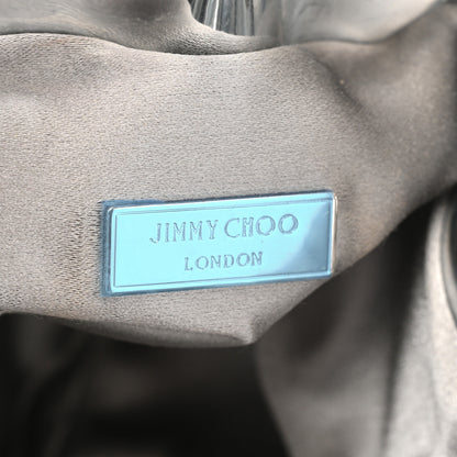 Jimmy Choo Metallic Patent Bon Bon Bag Silver 6 of 9