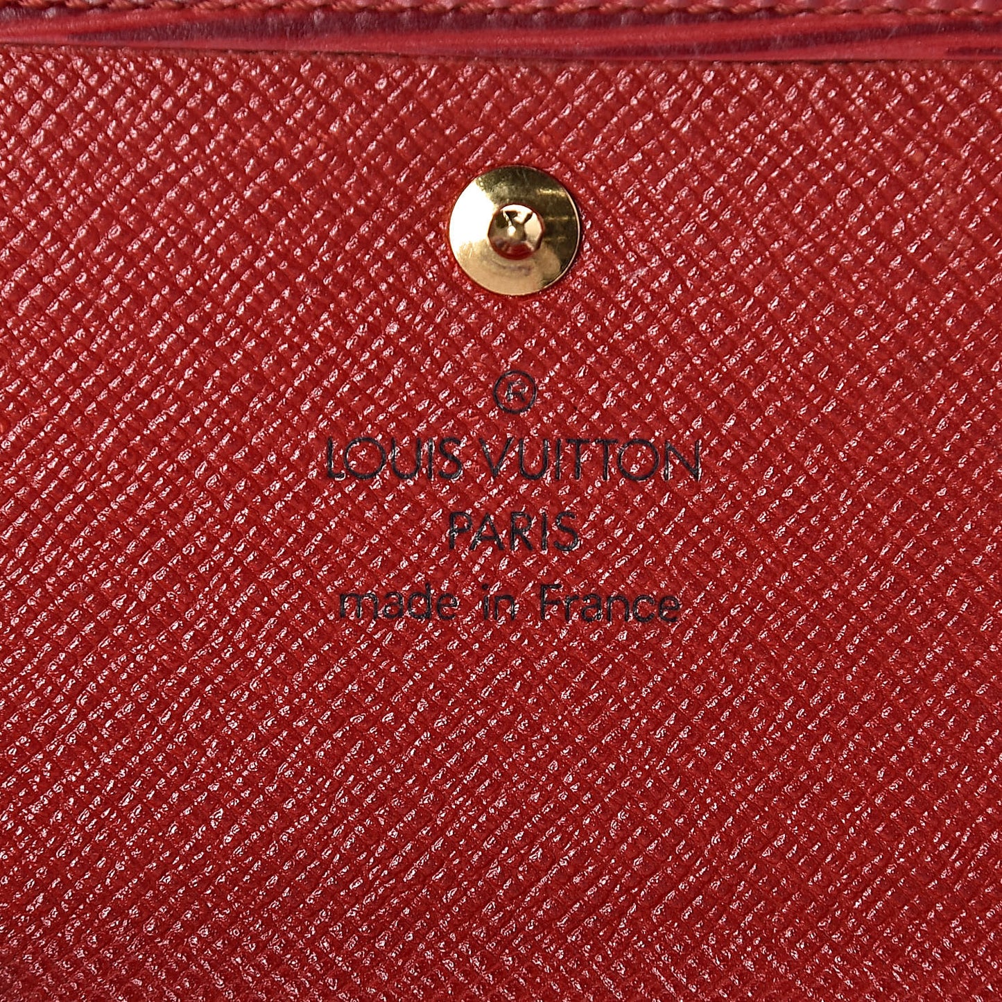 Epi Elise Wallet Castillan Red