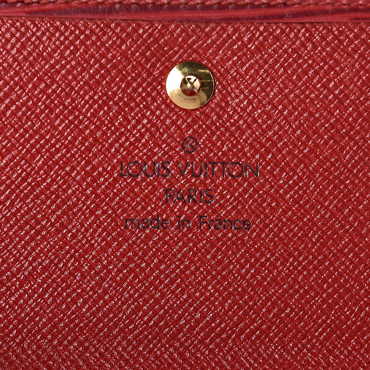 Louis Vuitton Epi Elise Wallet Castillan Red 6 of 6