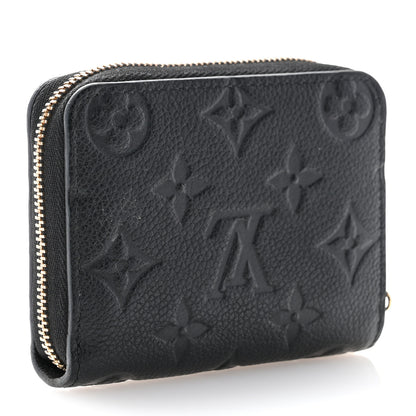 Louis Vuitton Empreinte Zippy Coin Purse Black 3 of 8