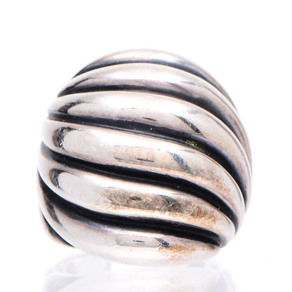 David Yurman Sterling Silver 18K Yellow Gold Sculpted Cable Ring 49.3 5 1 of 5