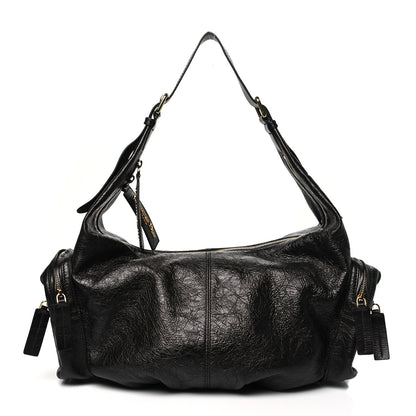 Christian Dior Crinkled Calfskin Large Grand Tour Multipocket Bag Black 1 of 11