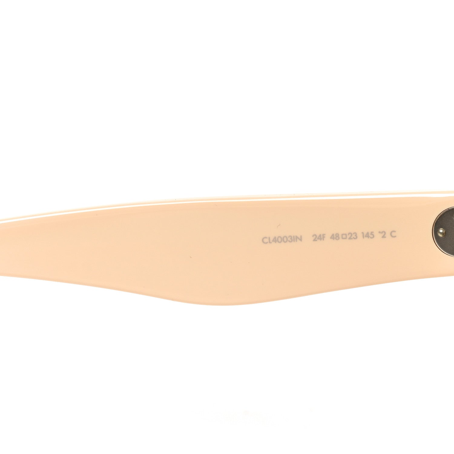 Celine Acetate Round Sunglasses CL4003IN Ivory 6 of 7