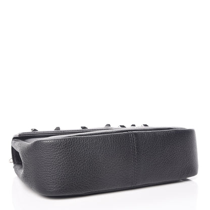 MCM Metallic Grained Calfskin Studded Mini Catherine Crossbody Bag Black 4 of 11