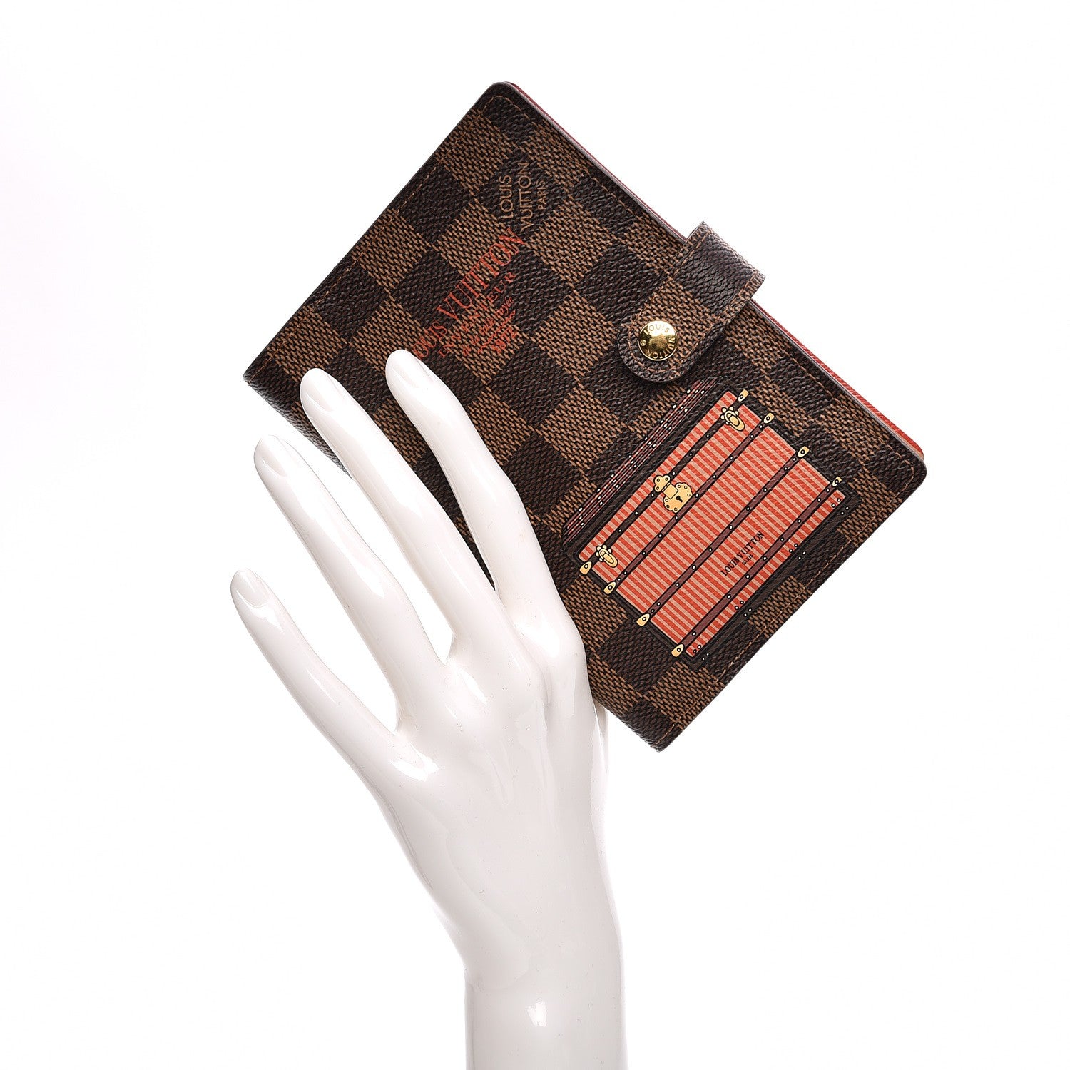 Louis Vuitton Damier Ebene Trunks and Bags Small Ring Agenda 2 of 7