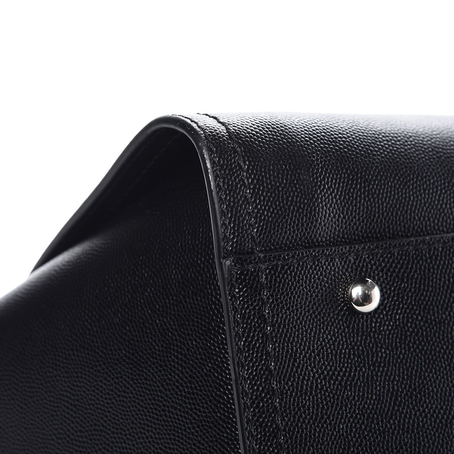 Caviar Medium Studded Deauville Tote Black