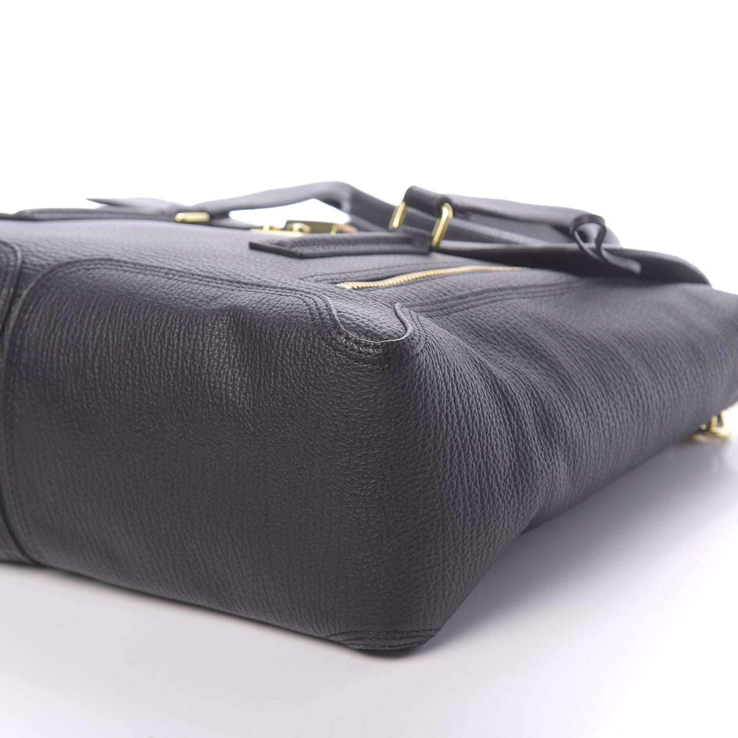 3.1 Textured Calfskin Large Pashli Satchel Black