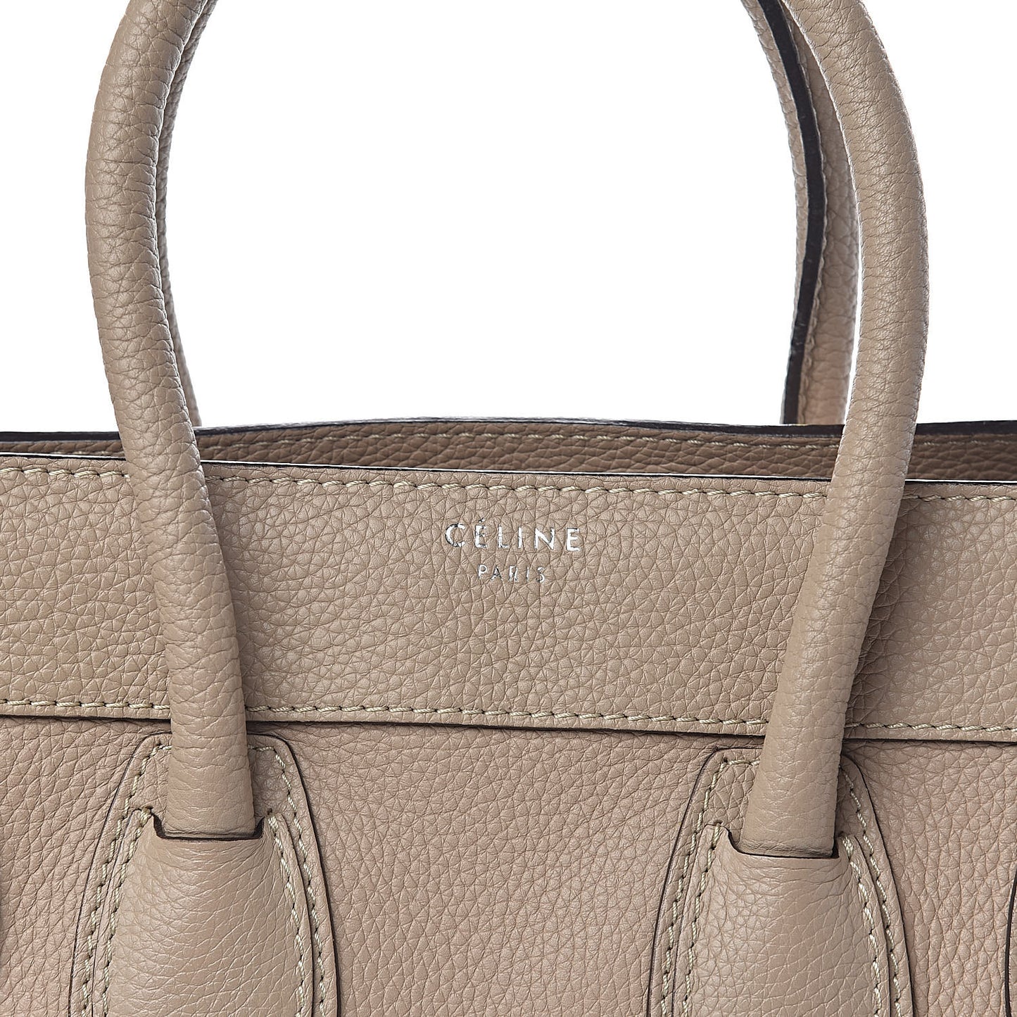 Drummed Calfskin Micro Luggage Dune