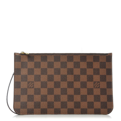 Louis Vuitton Damier Ebene Neverfull MM GM Pochette 1 of 7