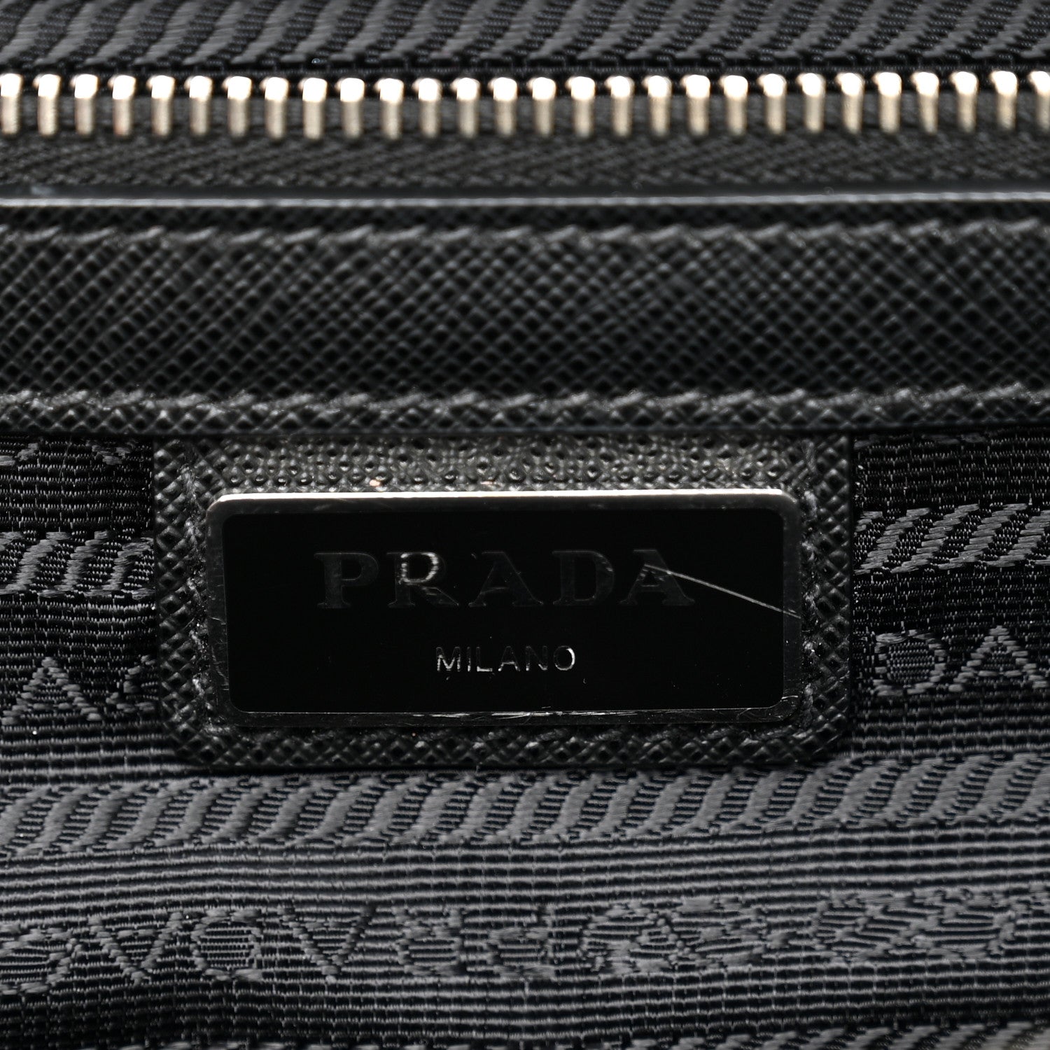 Prada Saffiano Travel Extra Large Galleria Double Zip Black 6 of 11