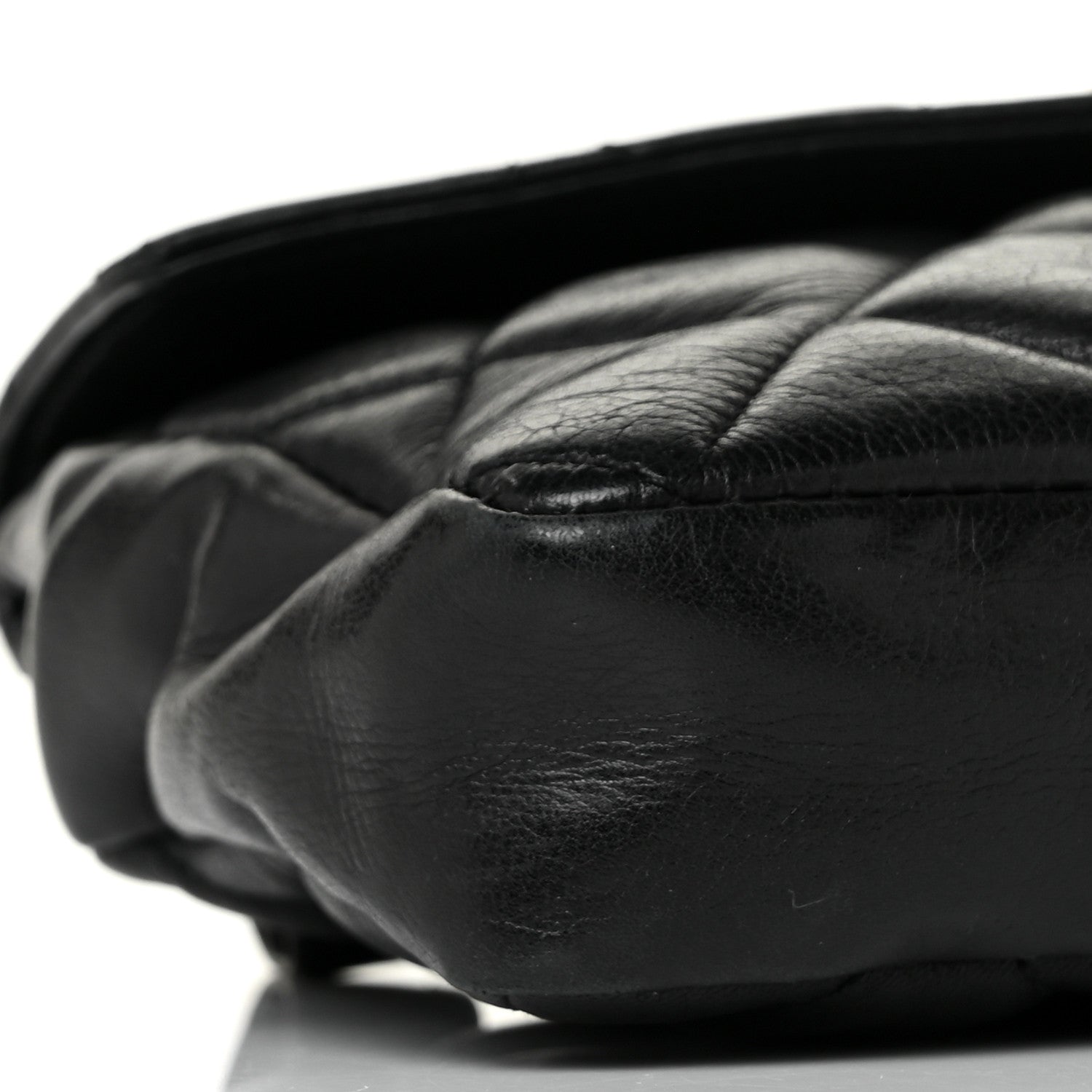 Chanel Lambskin Quilted Flap Waist Belt Bag Black 6 of 8