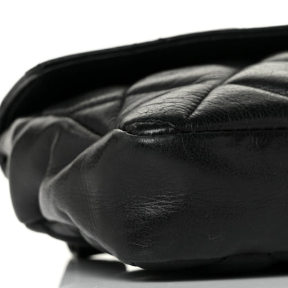 Chanel Lambskin Quilted Flap Waist Belt Bag Black 6 of 8