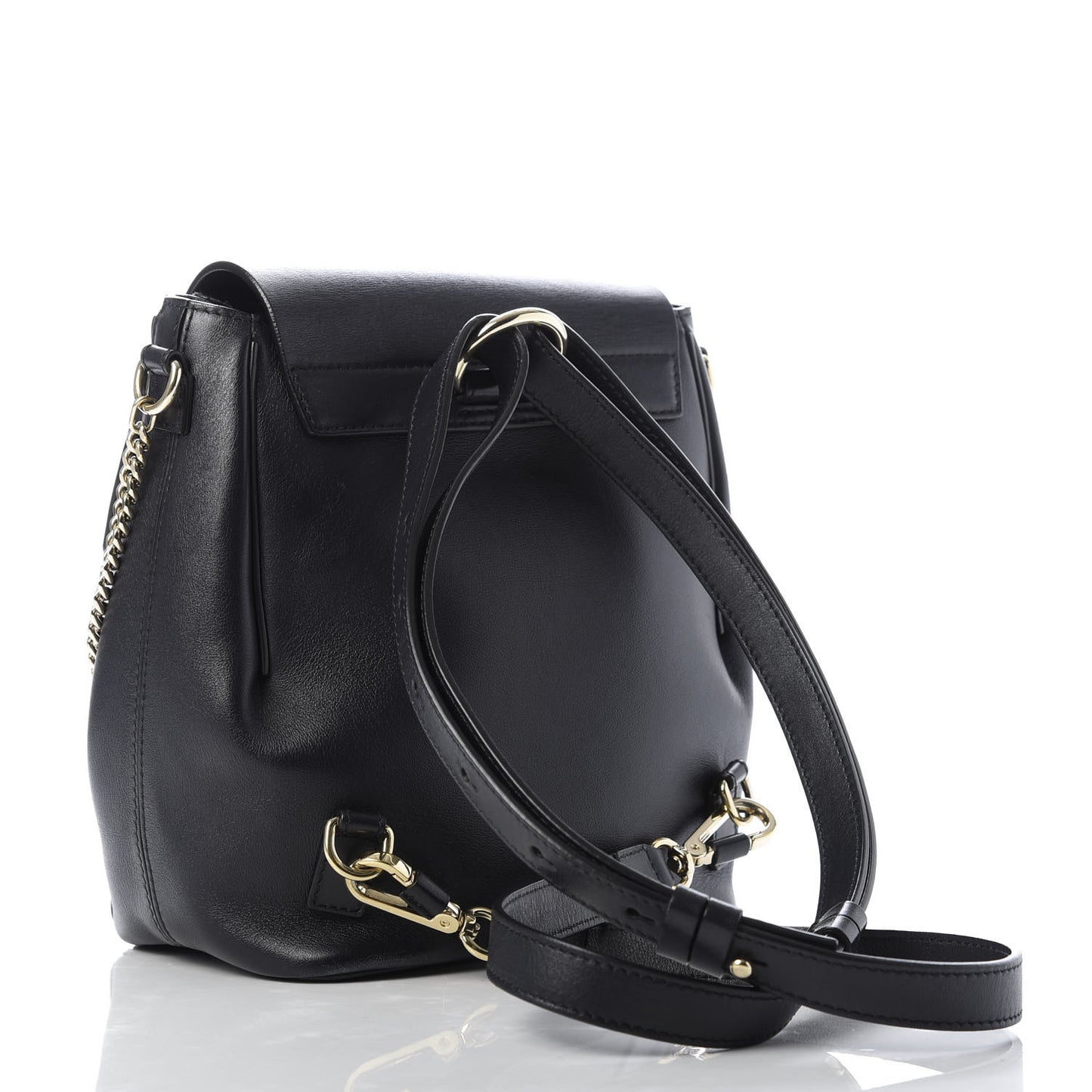 Calfskin Quilted Medium Faye Backpack Full Blue