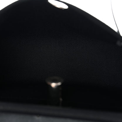 Hermes Military Toile Vache Hunter Herbag Zip Retourne 20 Black 5 of 11