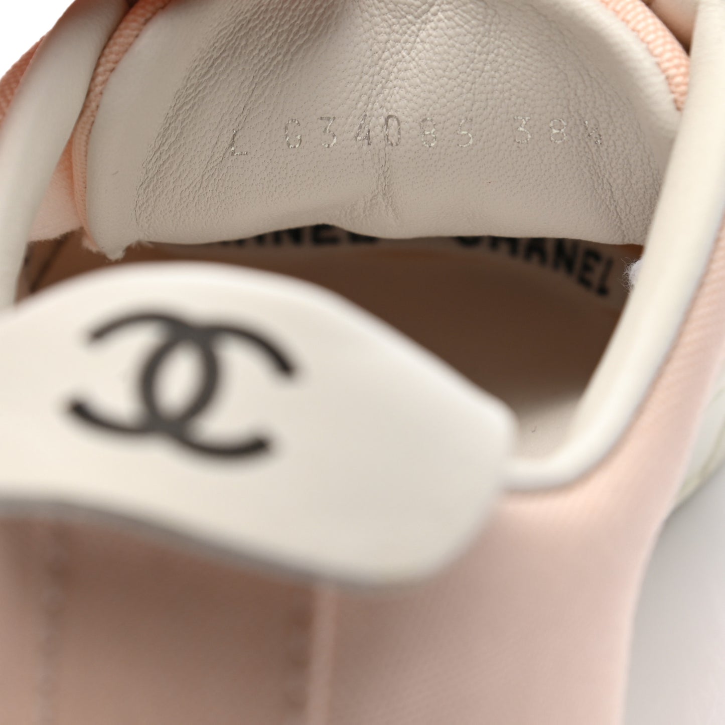 Canvas Womens Sneakers 38.5 Light Pink