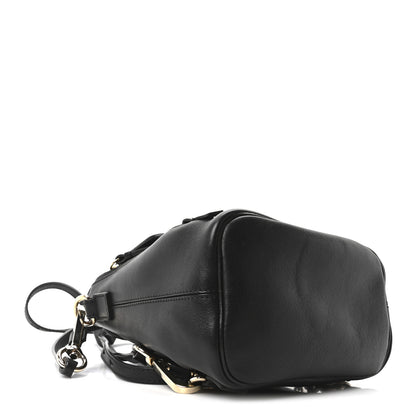 Chloe Suede Calfskin Mini Faye Backpack Black 3 of 9