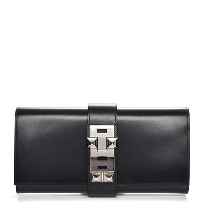 Hermes Box Medor 29 Clutch Black 1 of 7