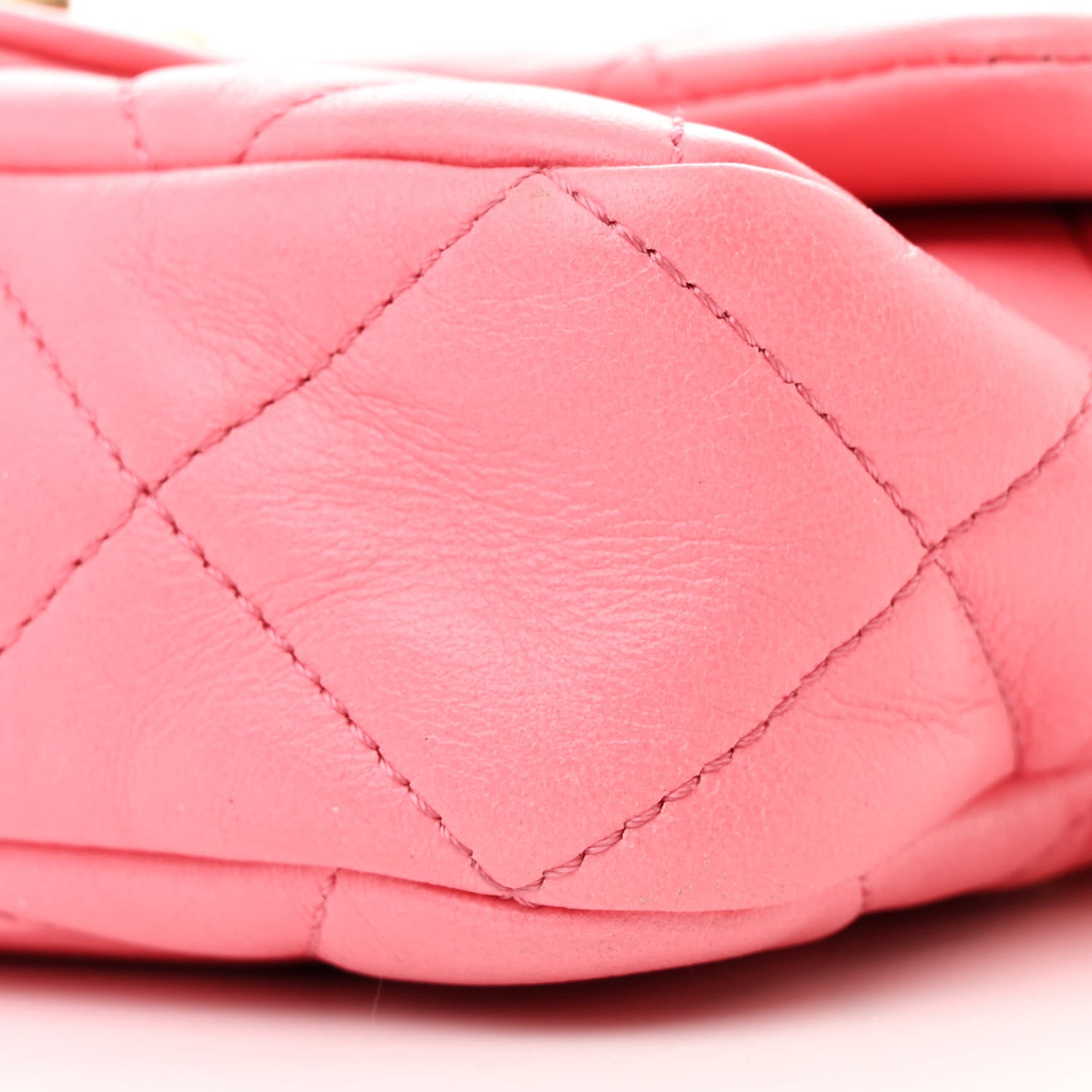 Chanel Lambskin Quilted Mini Funky Town Flap Pink 10 of 13