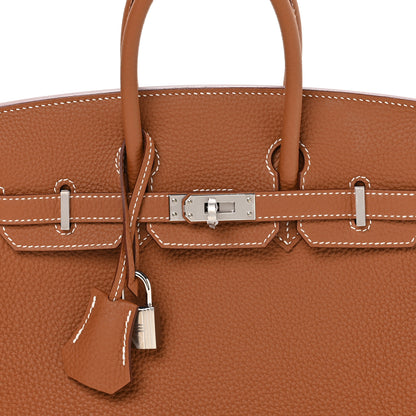 Hermes Togo Birkin 25 Gold 8 of 11