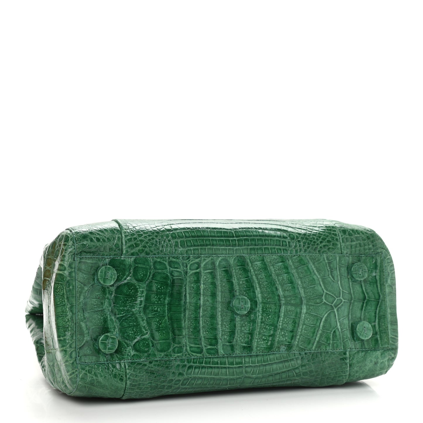 Crocodile Leaf Tote Green