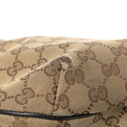 Gucci Monogram Large New Ladies Web Hobo Dark Brown 12 of 21