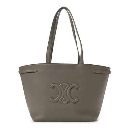 Celine Grained Calfskin Triomphe Medium Cabas Anais Pebble 1 of 10