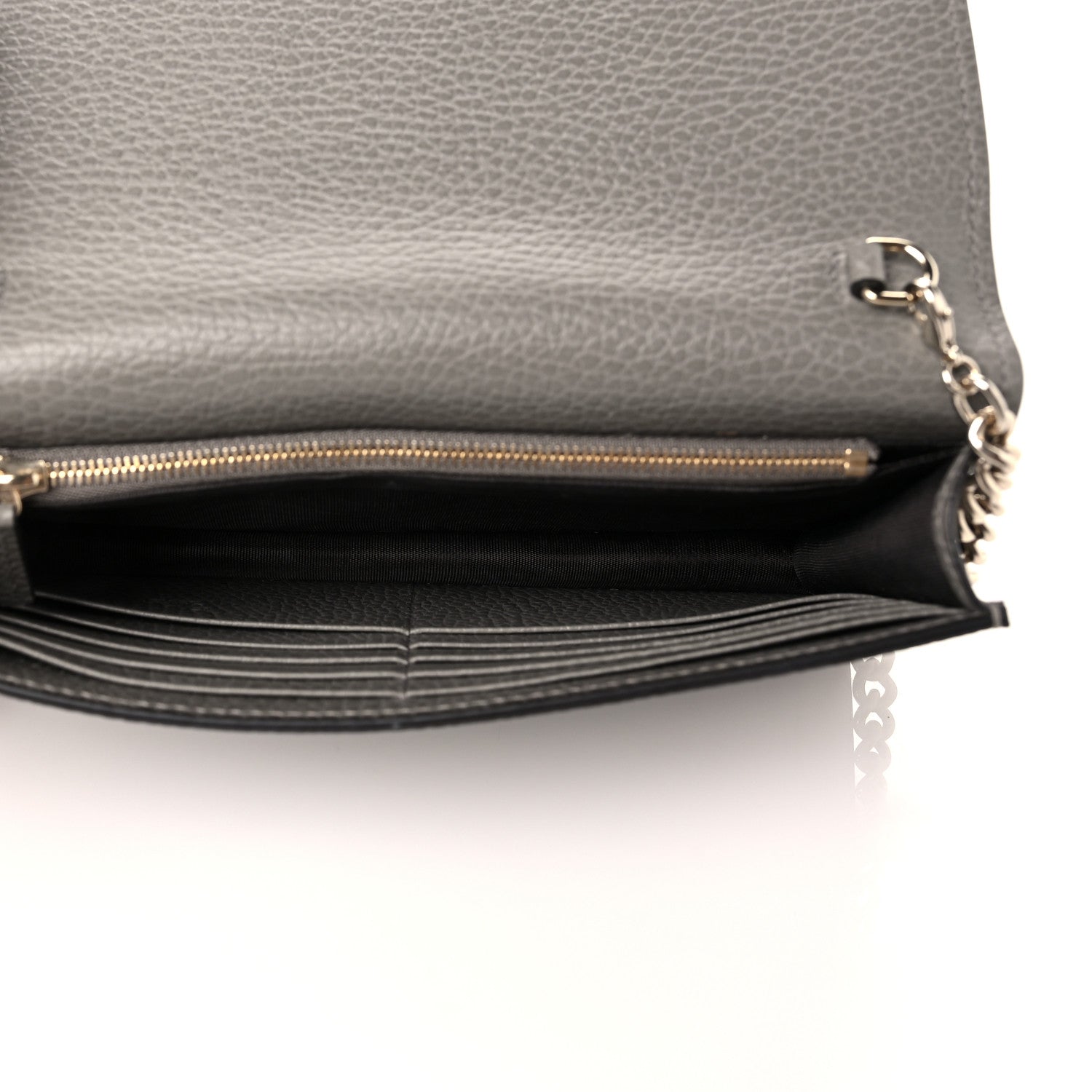 Gucci Dollar Calfskin Medium Betty Chain Wallet Loess 7 of 9