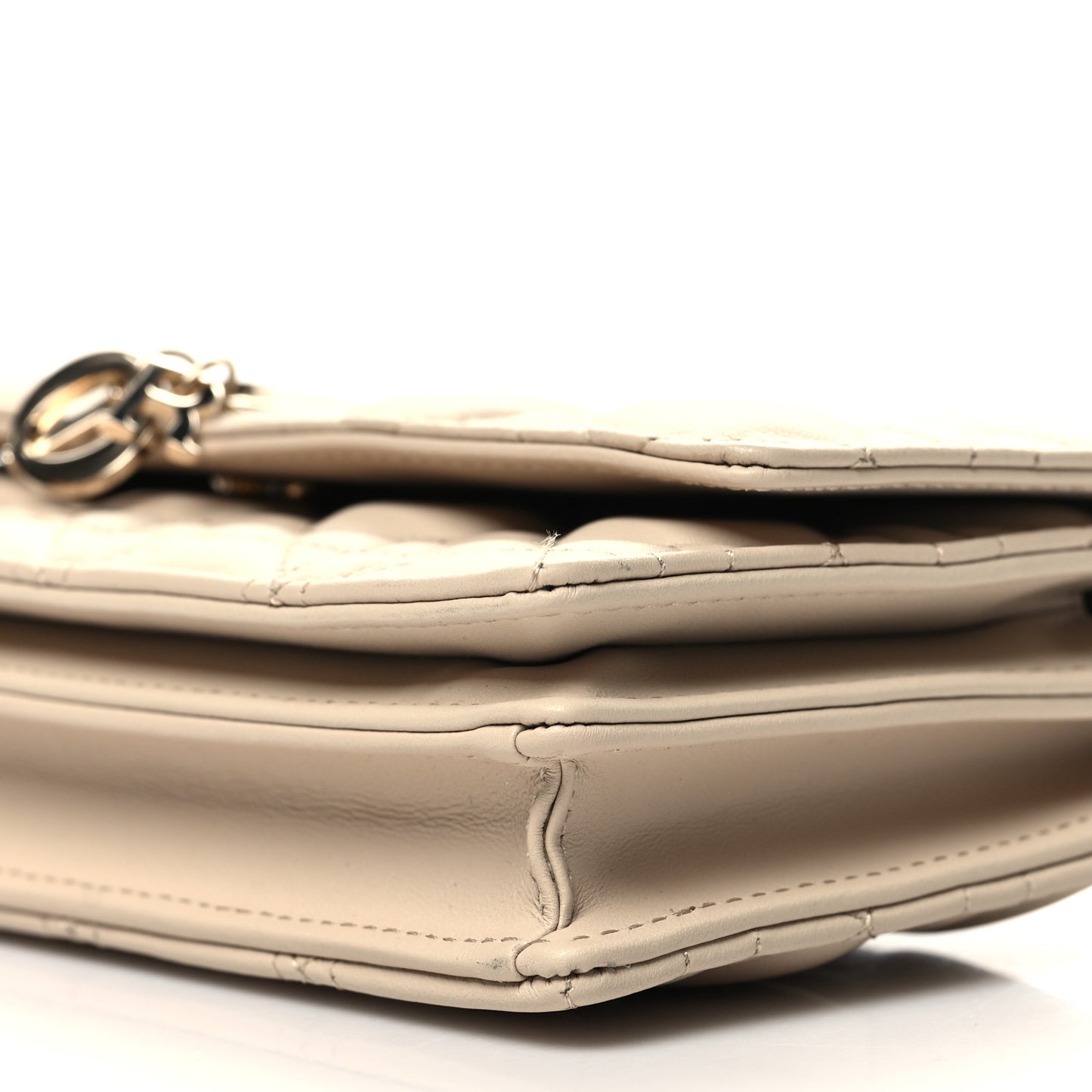 Lambskin Cannage Mini My Dior Bag Sand
