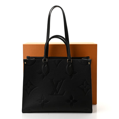 Louis Vuitton Empreinte Monogram Giant Onthego MM Black 10 of 10