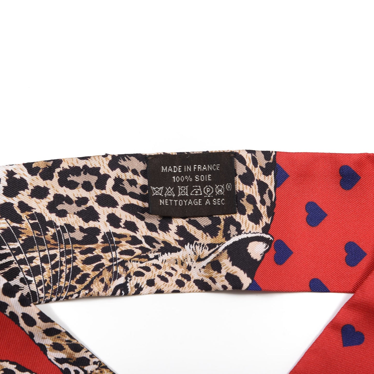 Silk Jungle Love Love Twilly Rouge Marine Fauve