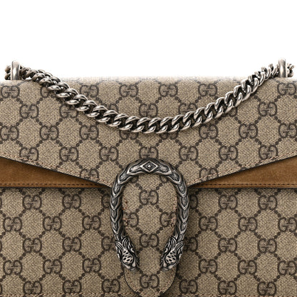 Gucci GG Supreme Monogram Small Dionysus Shoulder Bag Taupe 8 of 16