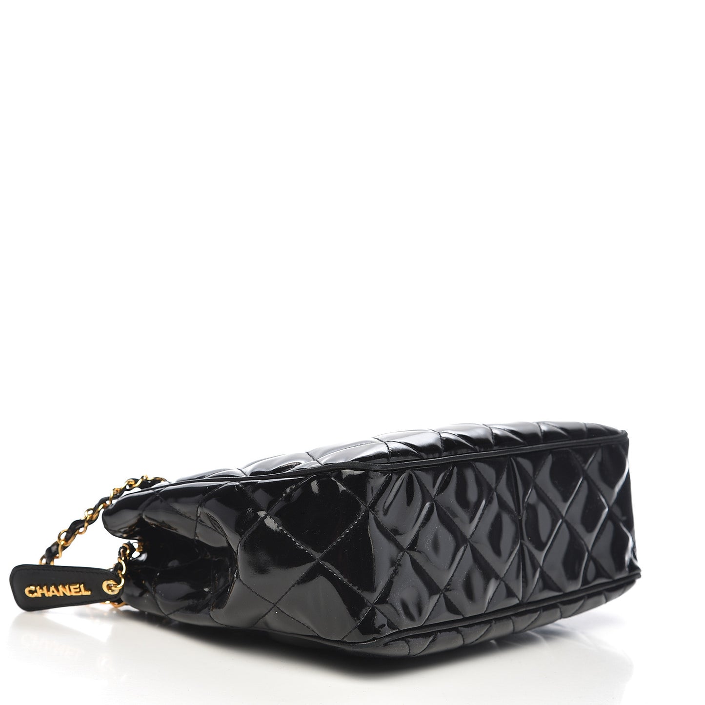 Patent Quilted Camera Case Black