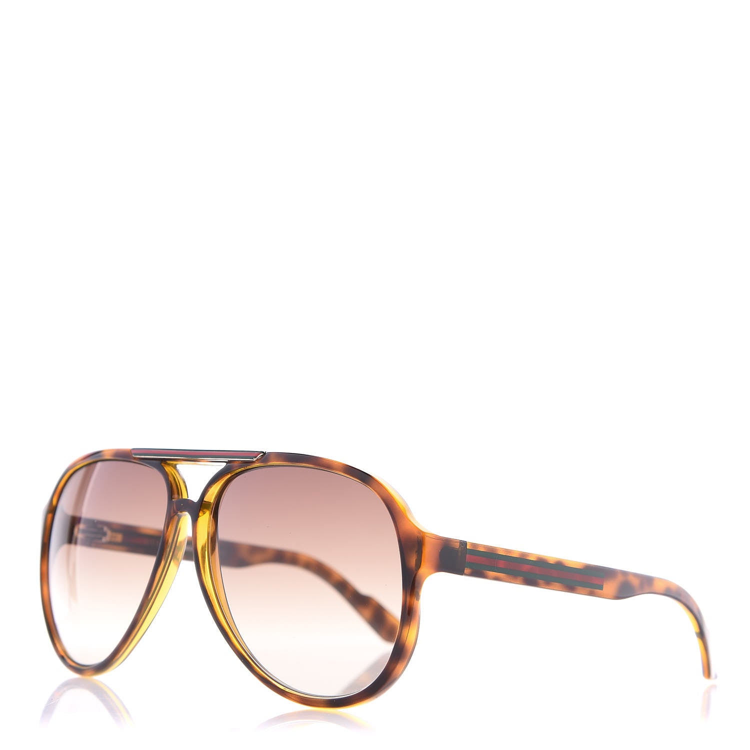 Gucci Acetate Aviator Sunglasses GG 1627/S Tortoise 1 of 8