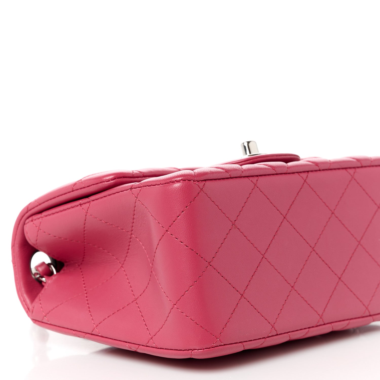 Chanel Lambskin Quilted Mini Square Flap Pink 10 of 11