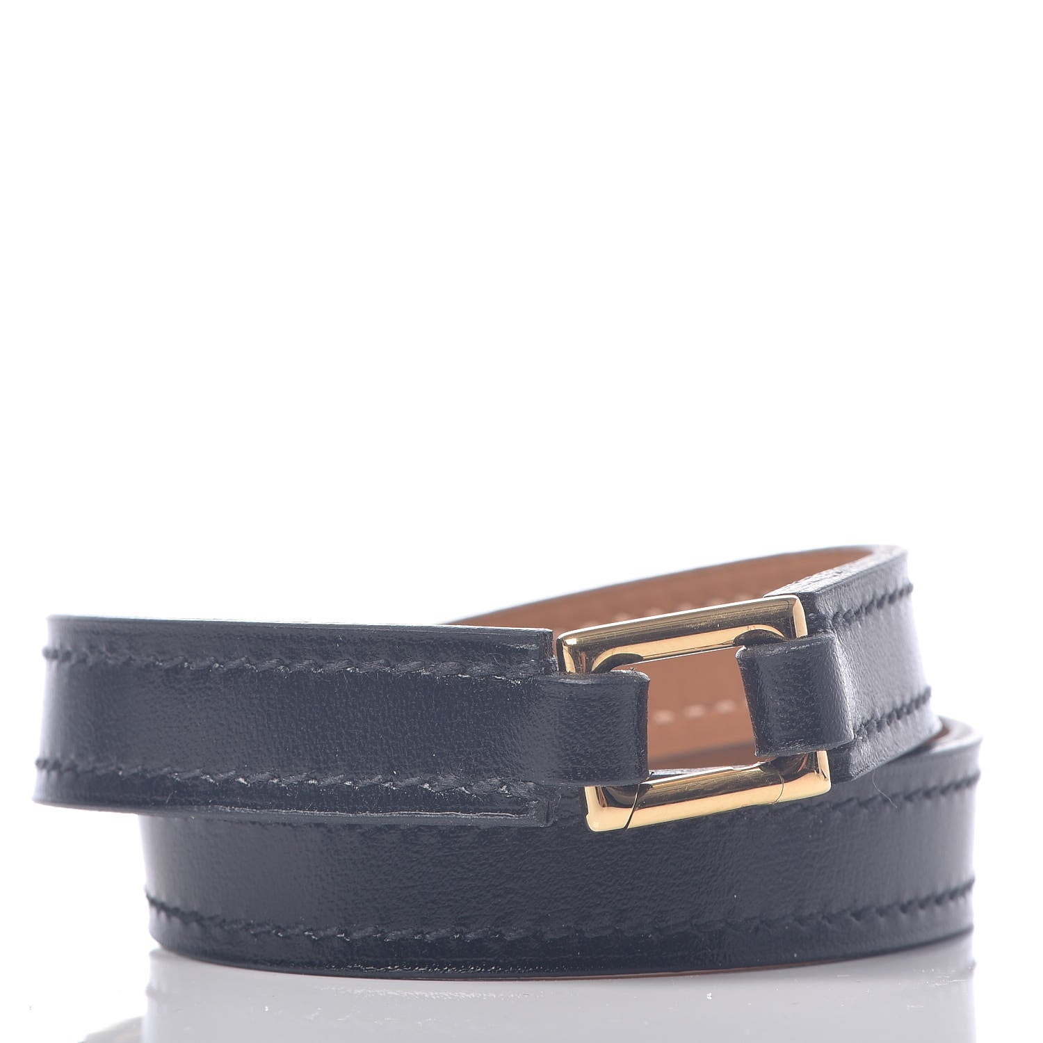 Hermes Box Rivale Double Tour Bracelet T2 Black 3 of 6