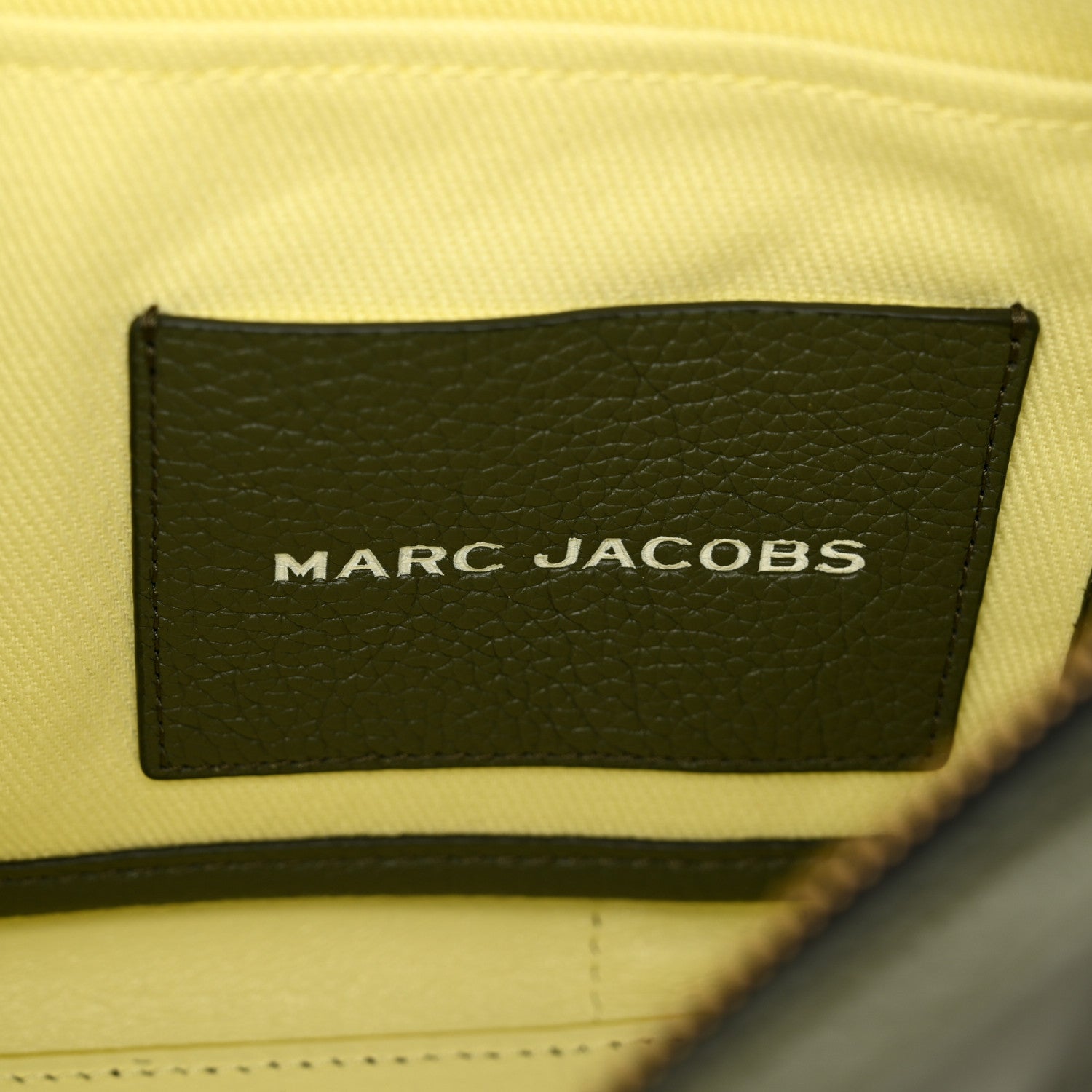 Marc Jacobs Grained Calfskin Small The Tote Bag Bronze Green 6 of 16