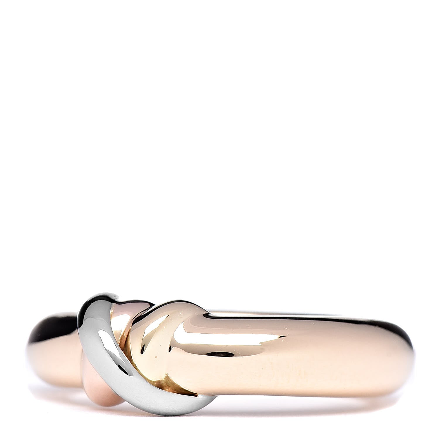 Cartier 18K Yellow White Pink Gold Trinity Band Ring 49 4.75 3 of 9