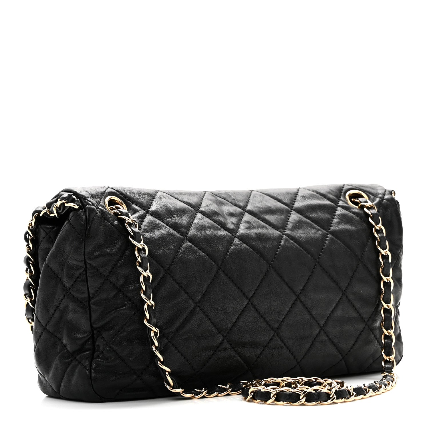 Chanel Calfskin Quilted Medium Chain Me Flap Black 3 of 10