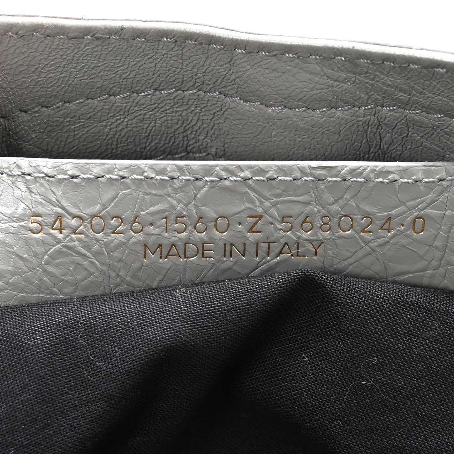 Agneau Giant Gold 12 Hardware Gris Haussmannien