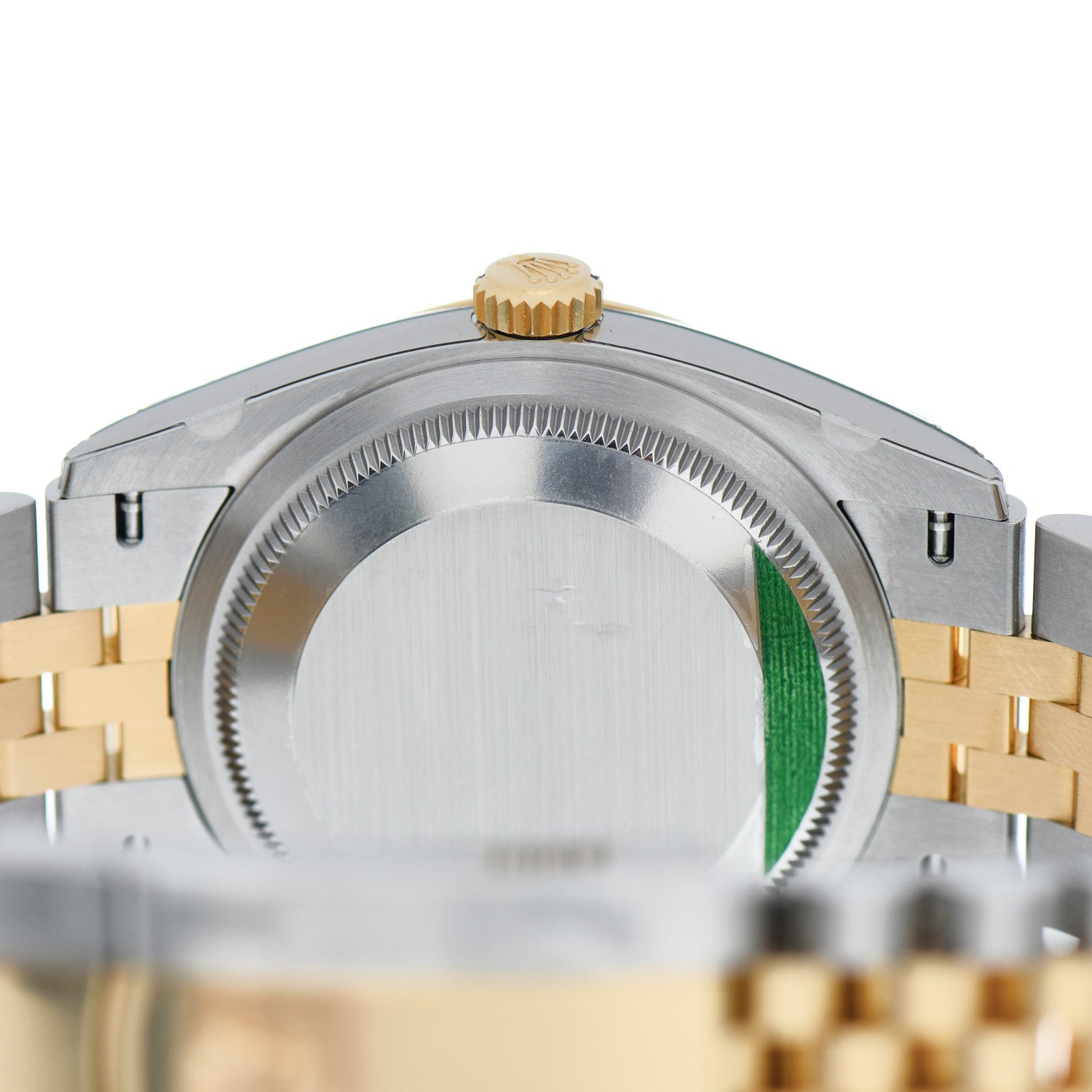 Rolex Stainless Steel 18K Yellow Gold Diamond 36mm Oyster Perpetual Datejust Watch Champagne 126233 4 of 5